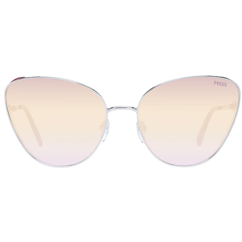 Emilio Pucci Silver Metal Sunglasses Emilio Pucci