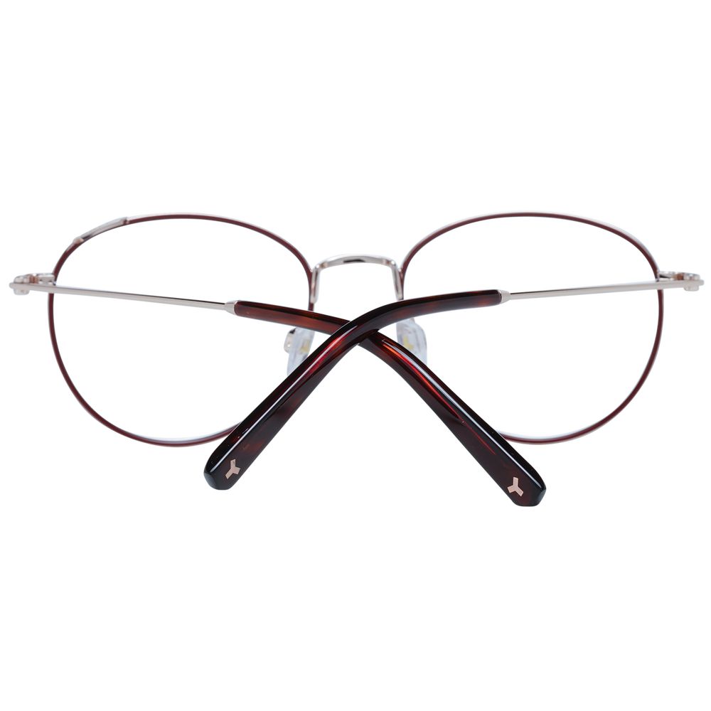 Bally Burgundy Unisex Glasses Frame Bally