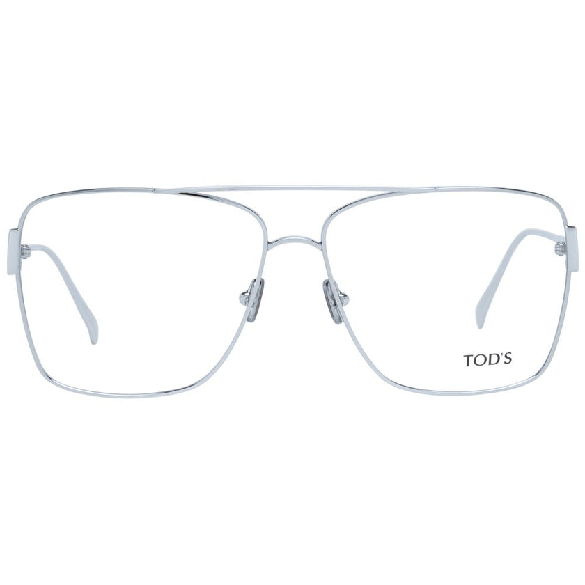 Tod's Silver Metal Glasses (Frames) Tod's