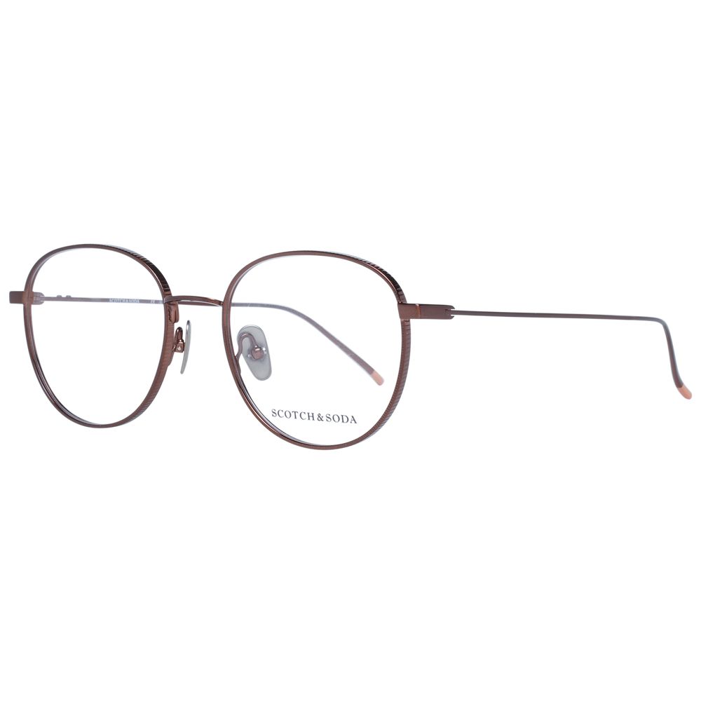Scotch & Soda Brown Men Glasses Frame Scotch & Soda