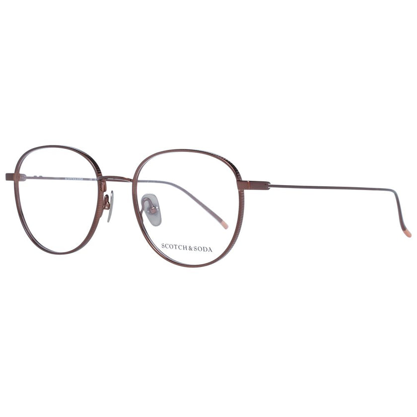Scotch & Soda Brown Metal Glasses (Frames) Scotch & Soda