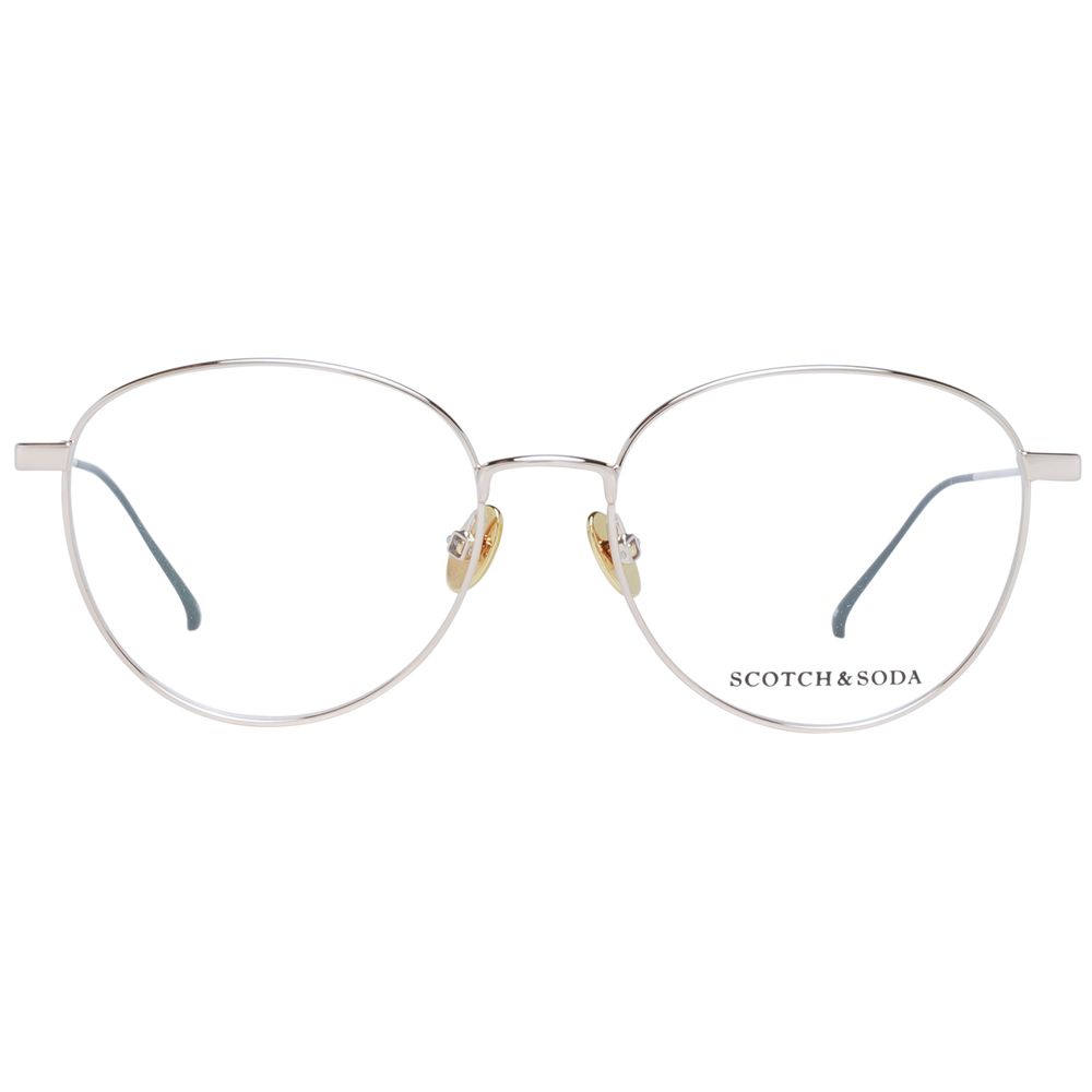 Scotch & Soda Gold Women Glasses Frame Scotch & Soda
