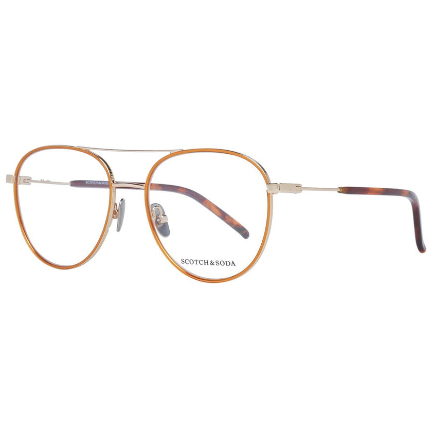 Scotch & Soda Gold Metal Glasses (Frames) Scotch & Soda