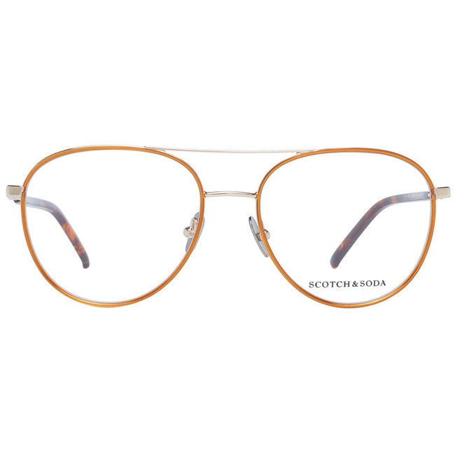 Scotch & Soda Gold Men Glasses Frame Scotch & Soda