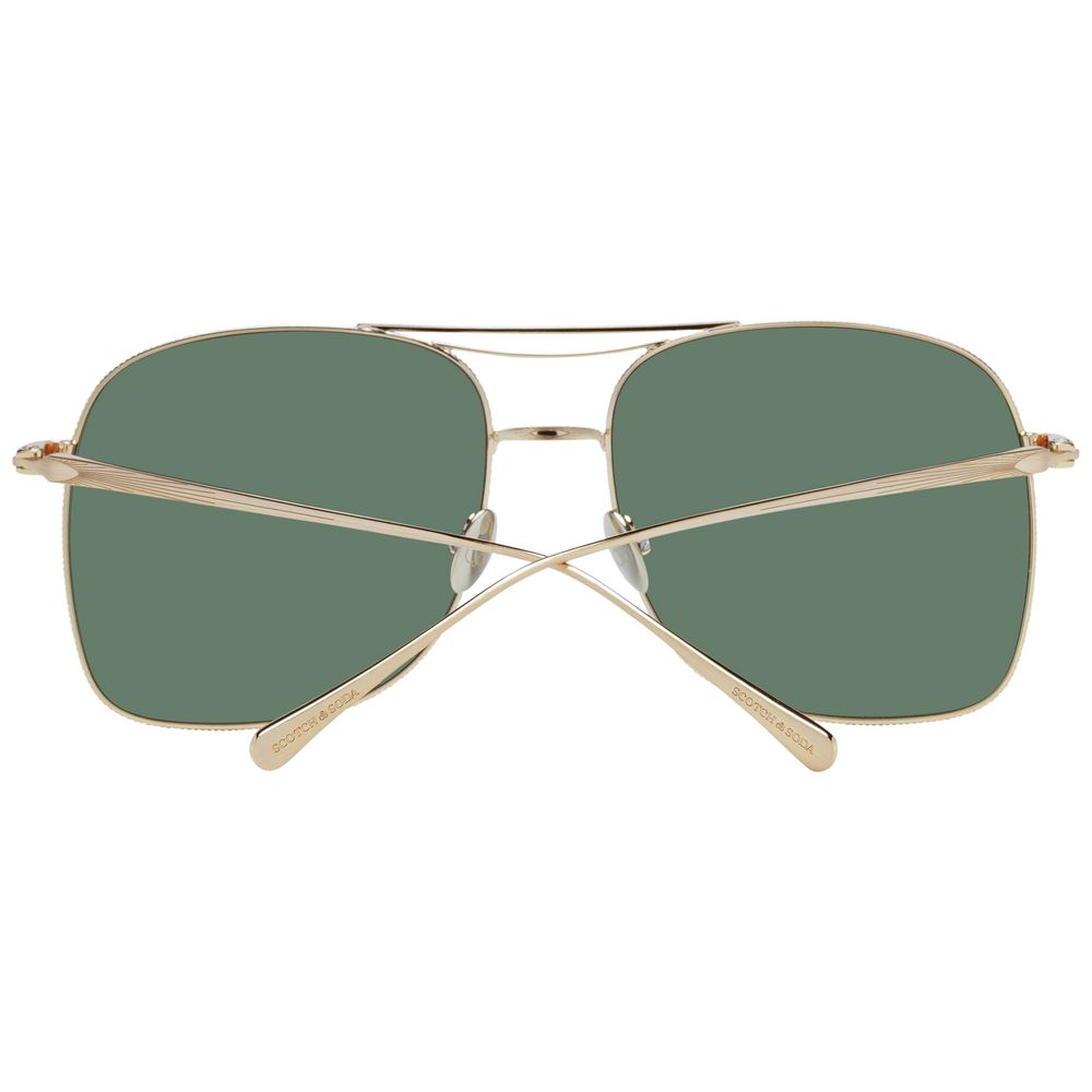 Scotch & Soda Gold Women Sunglass Scotch & Soda