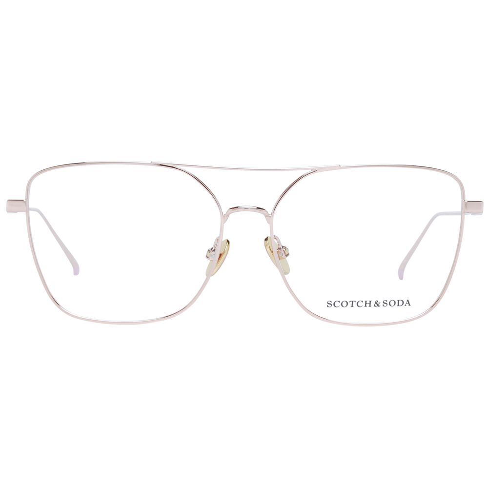 Scotch & Soda Gold Women Glasses Frame Scotch & Soda