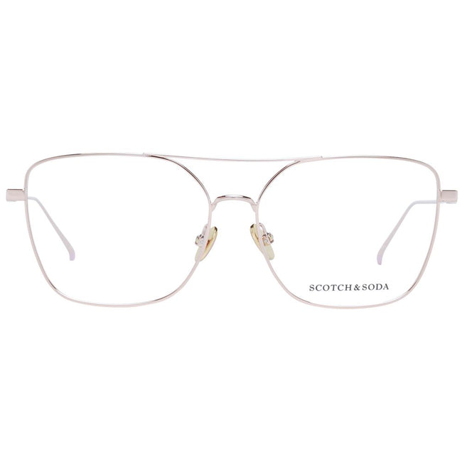 Scotch & Soda Gold Women Glasses Frame Scotch & Soda