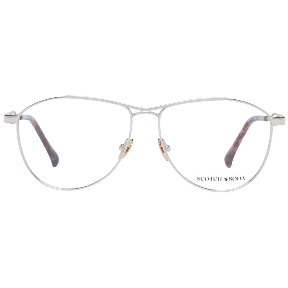 Scotch & Soda Gold Men Glasses Frame Scotch & Soda