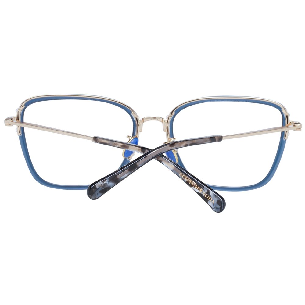 Scotch & Soda Blue Women Glasses Frame Scotch & Soda