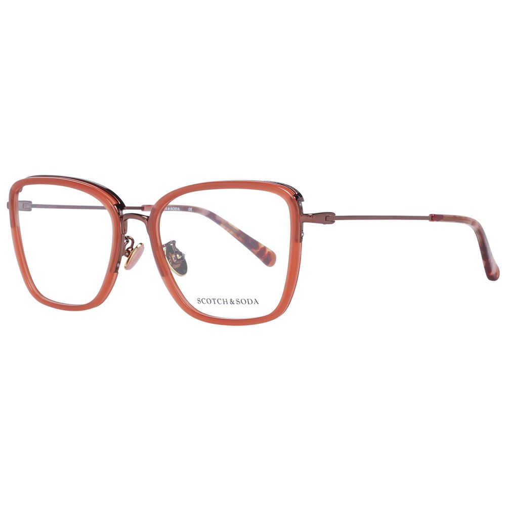 Scotch & Soda Red Women Glasses Frame Scotch & Soda