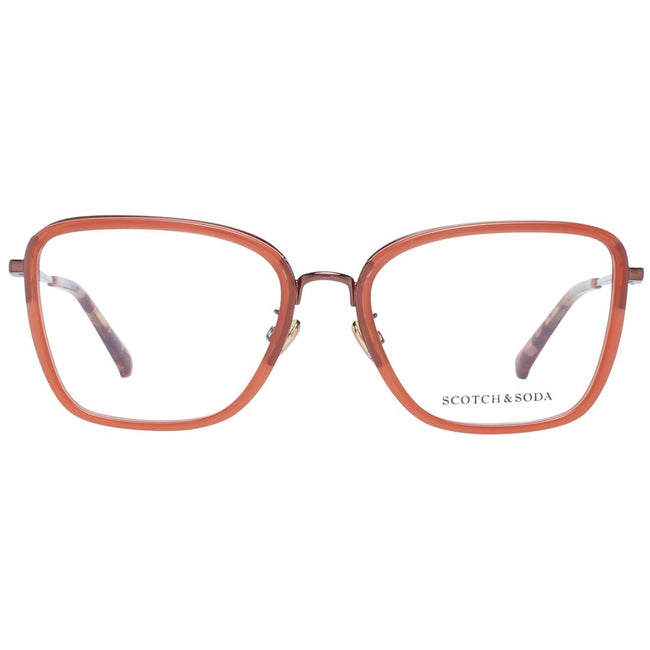 Scotch & Soda Red Women Glasses Frame Scotch & Soda