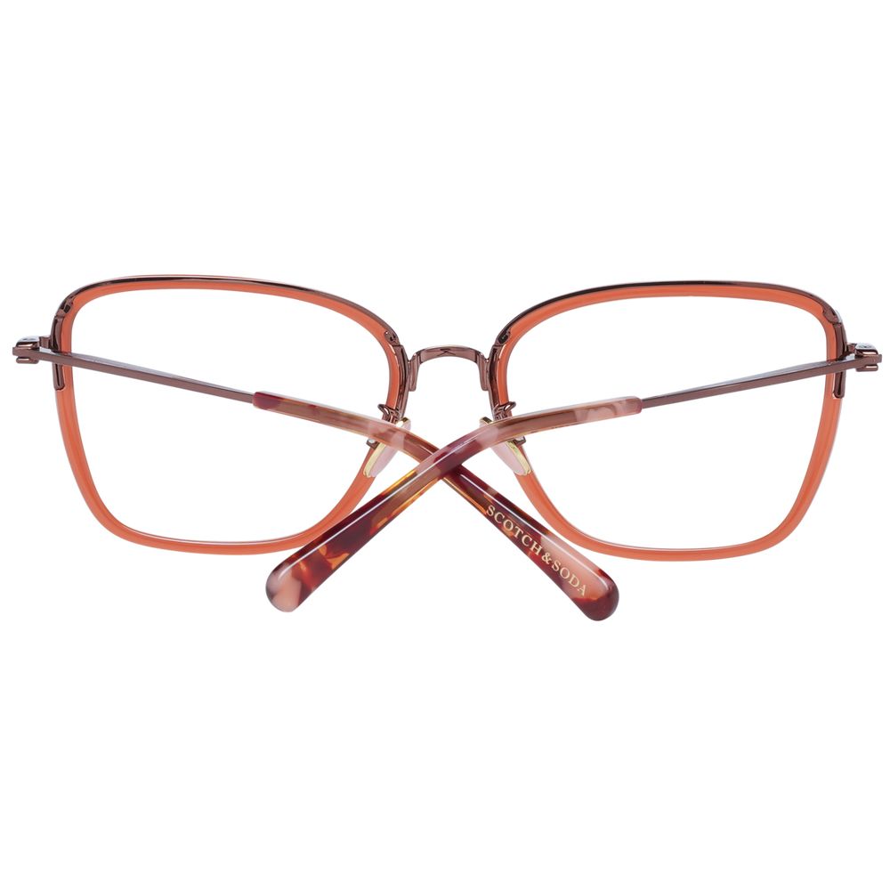 Scotch & Soda Red Women Glasses Frame Scotch & Soda