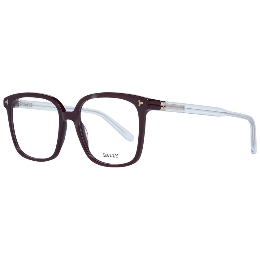 Bally Burgundy Plastic Glasses (Frames) Bally