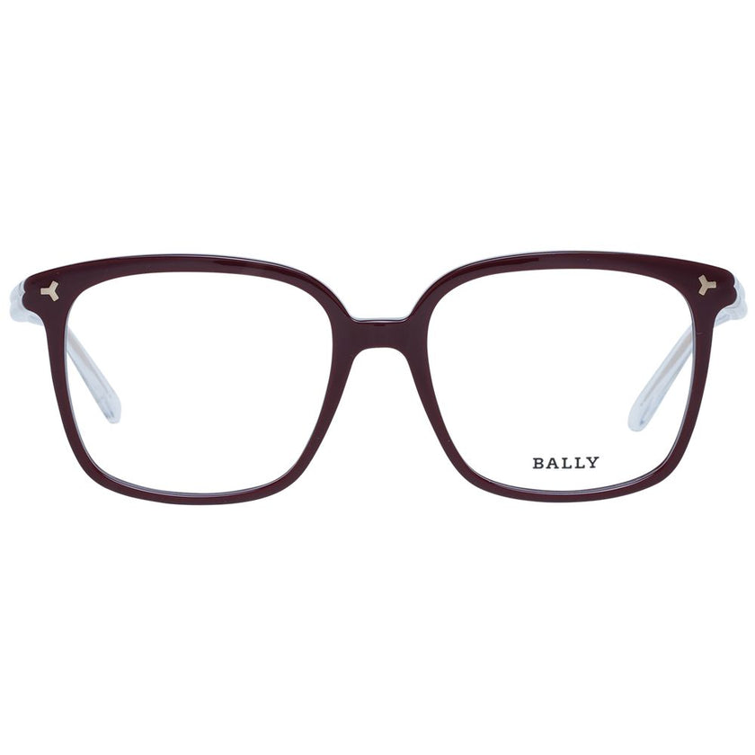Bally Burgundy Plastic Glasses (Frames) Bally