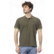 Invicta Green Cotton Men Polo Shirt Invicta