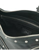 Versace Elegant Black Leather Hobo Shoulder Bag Versace