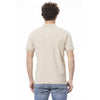 Invicta Beige Cotton Men Polo Shirt Invicta