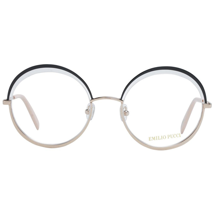 Emilio Pucci Black Metal Glasses (Frames) Emilio Pucci