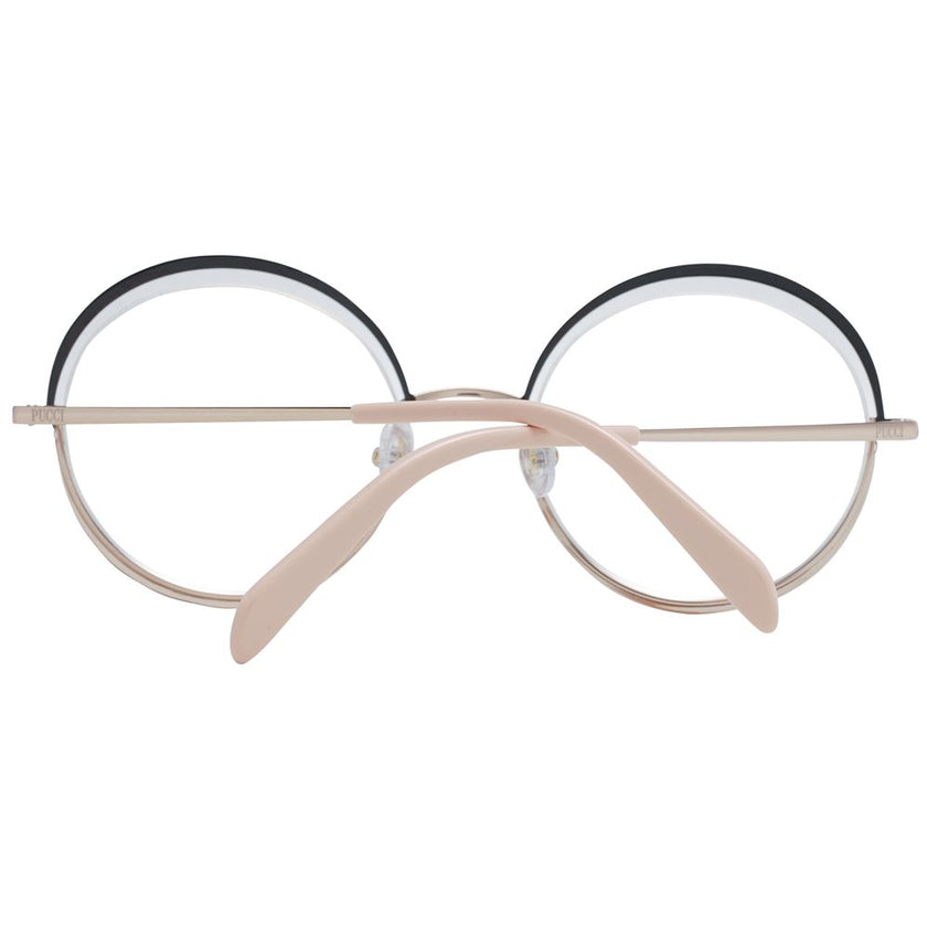 Emilio Pucci Black Metal Glasses (Frames) Emilio Pucci