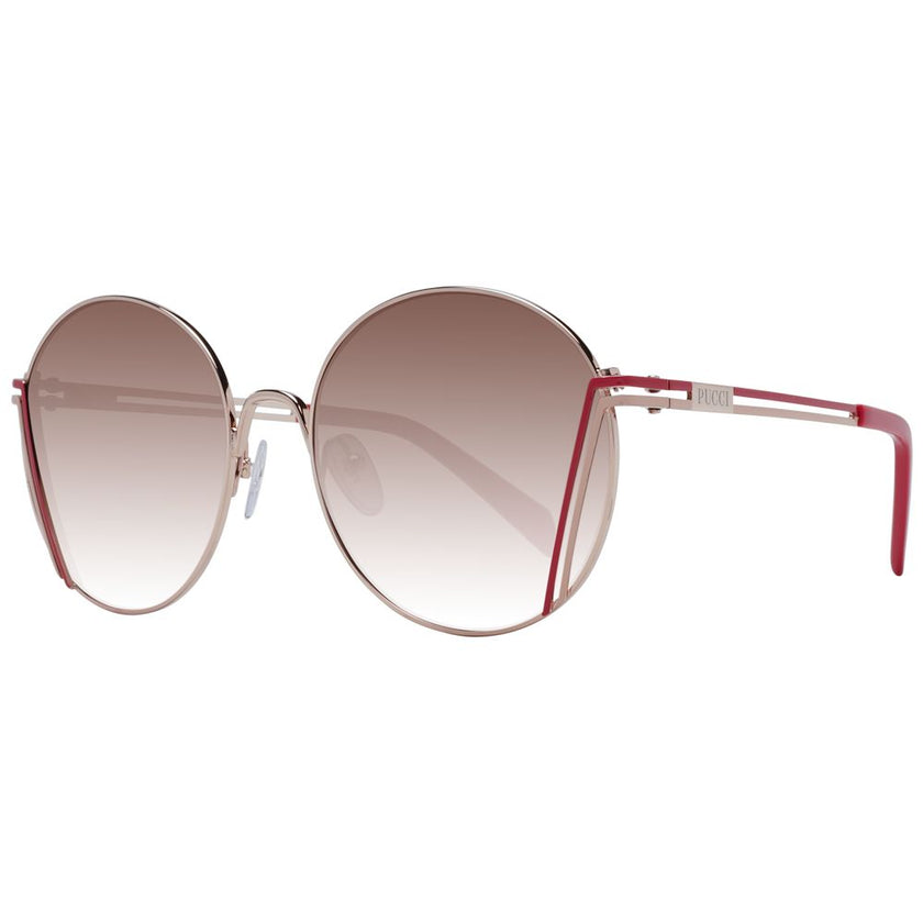 Emilio Pucci Rose Gold Metal Sunglasses Emilio Pucci