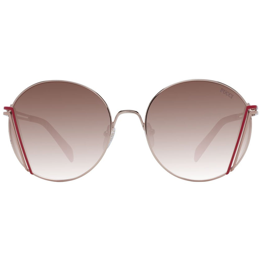 Emilio Pucci Rose Gold Metal Sunglasses Emilio Pucci