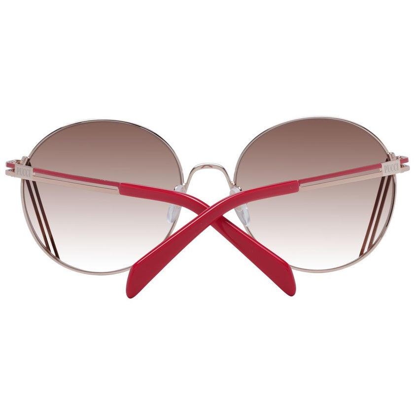 Emilio Pucci Rose Gold Metal Sunglasses Emilio Pucci