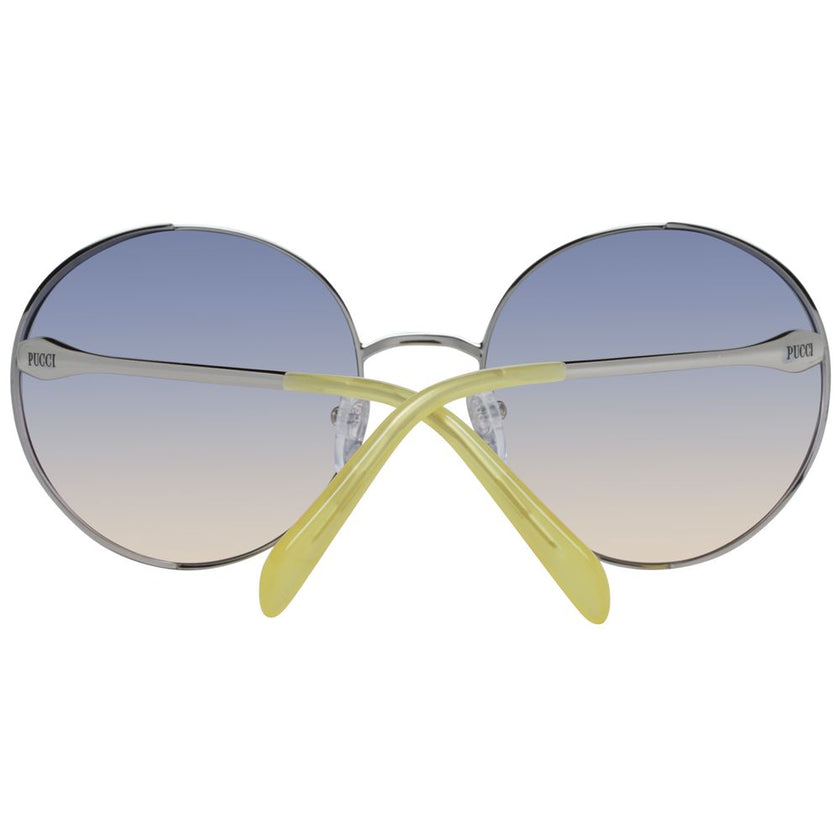 Emilio Pucci Silver Metal Sunglasses Emilio Pucci