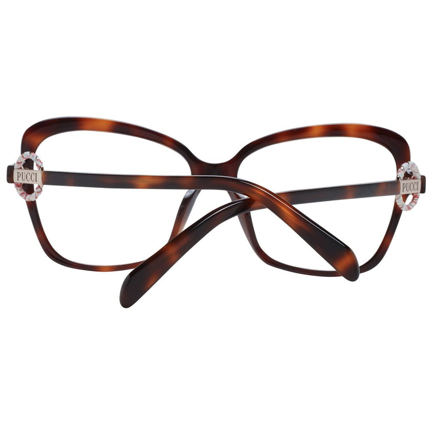 Emilio Pucci Brown Plastic Glasses (Frames) Emilio Pucci