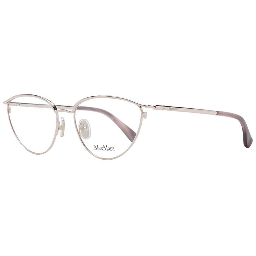 Max Mara Rose Gold Metal Glasses (Frames) Max Mara