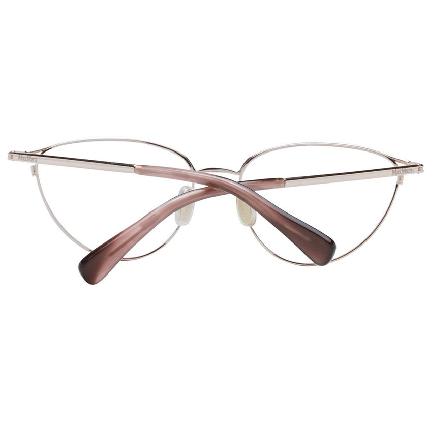 Max Mara Rose Gold Metal Glasses (Frames) Max Mara