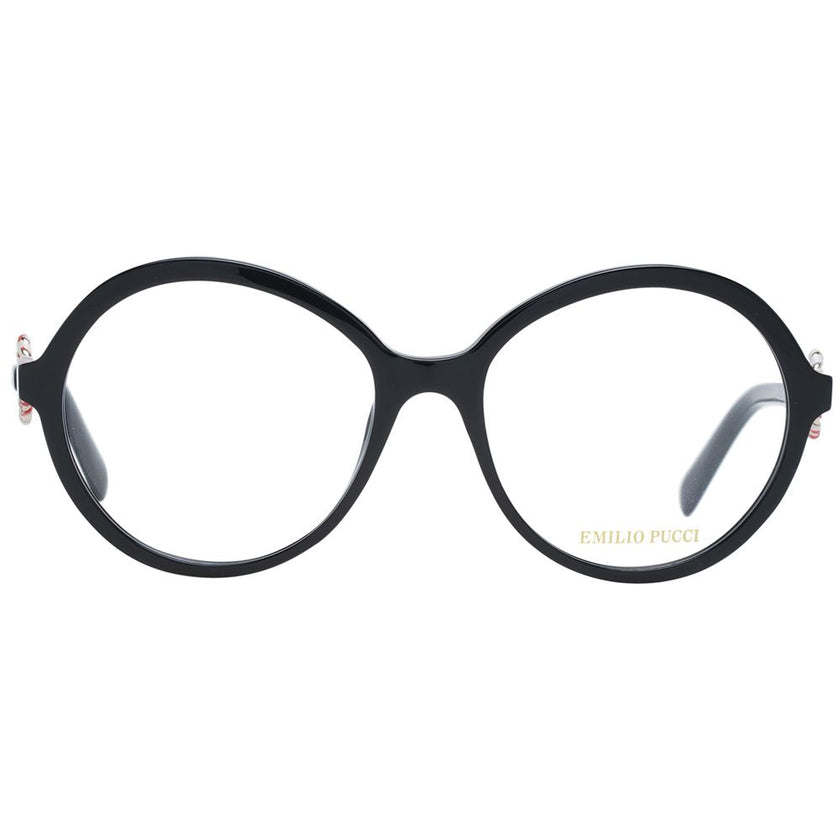 Emilio Pucci Black Plastic Glasses (Frames) Emilio Pucci