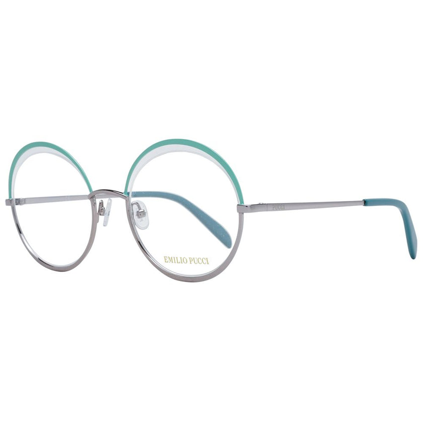 Emilio Pucci Green Metal Glasses (Frames) Emilio Pucci