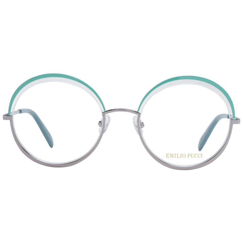 Emilio Pucci Green Metal Glasses (Frames) Emilio Pucci