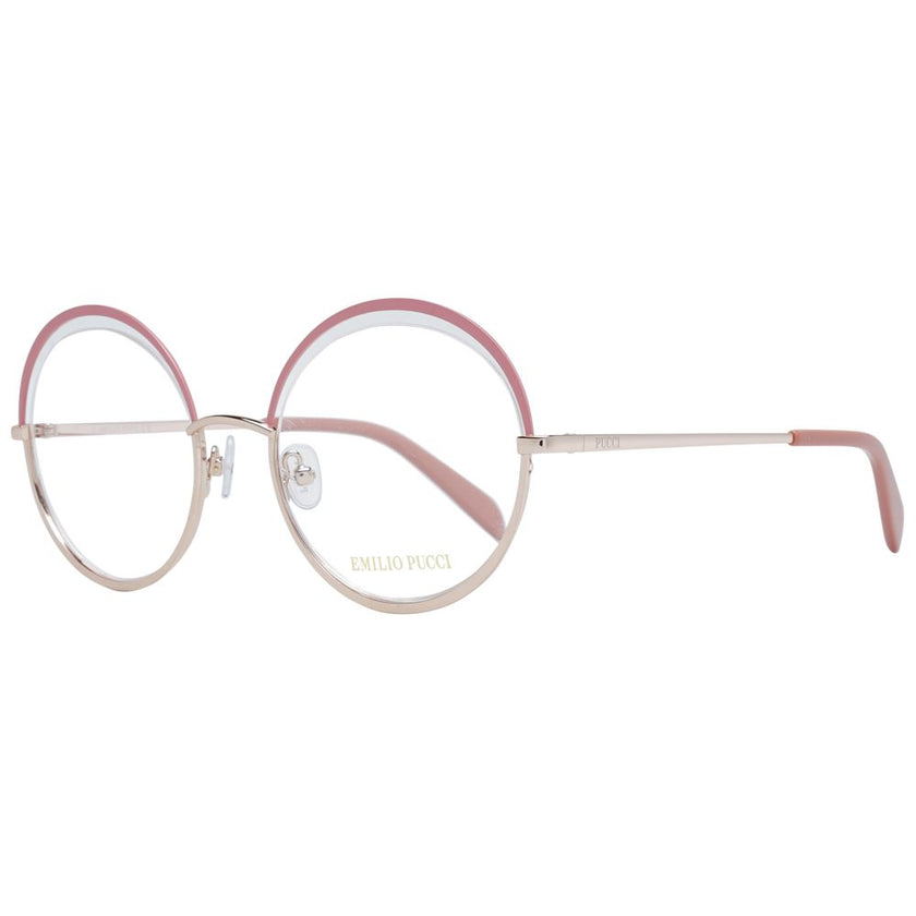 Emilio Pucci Pink Metal Glasses (Frames) Emilio Pucci
