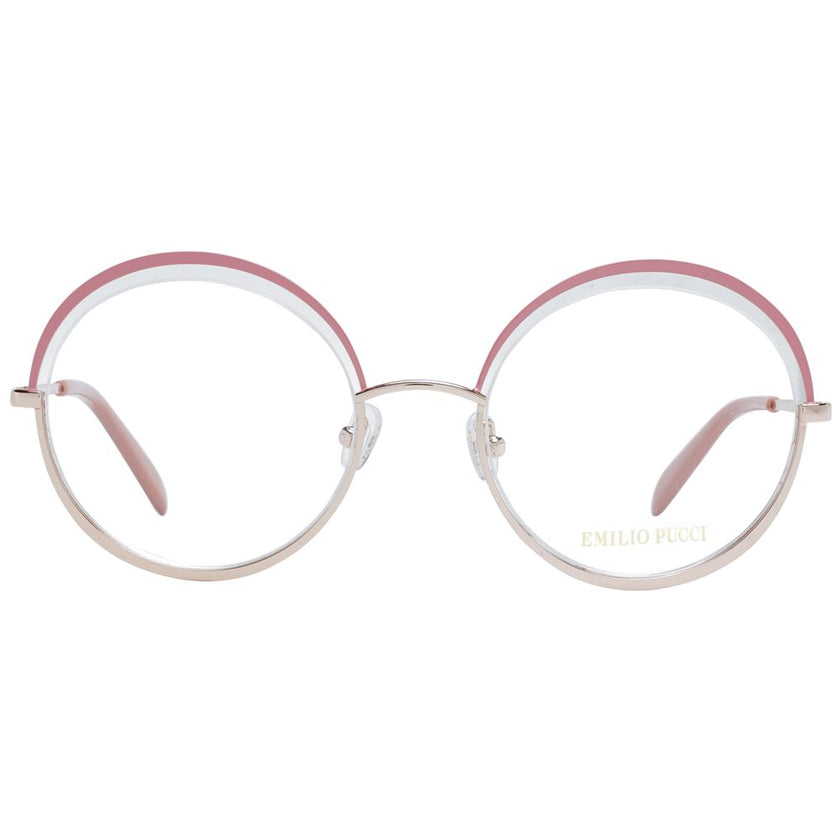 Emilio Pucci Pink Metal Glasses (Frames) Emilio Pucci