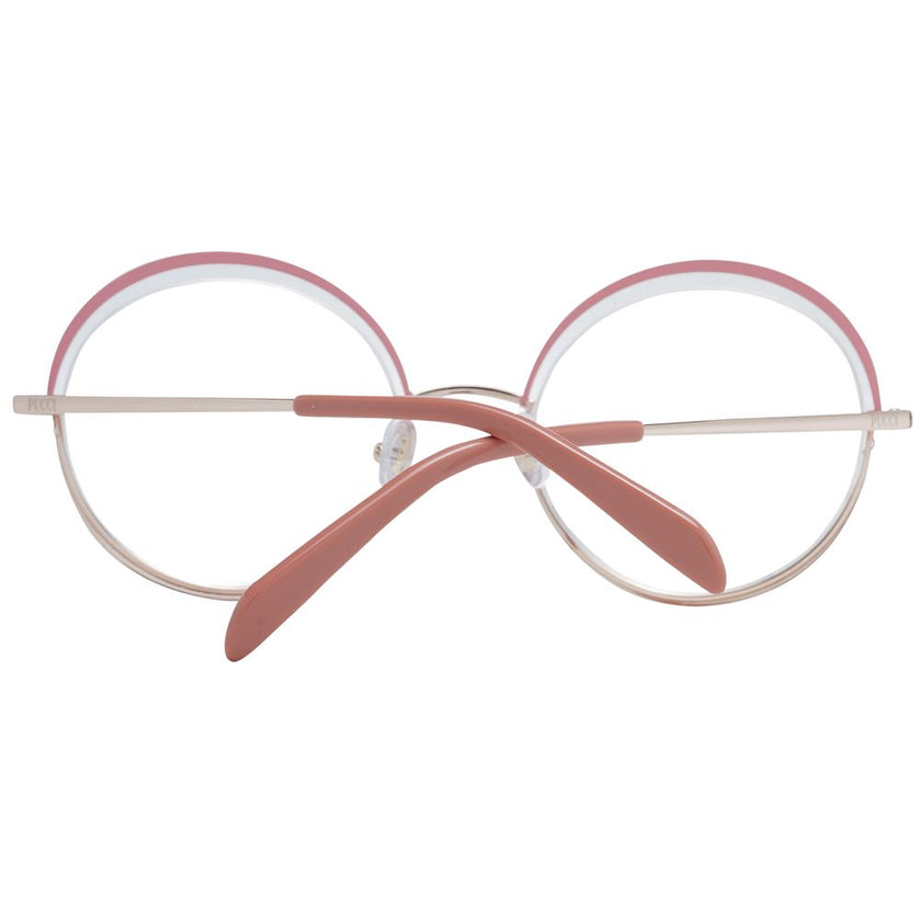 Emilio Pucci Pink Metal Glasses (Frames) Emilio Pucci