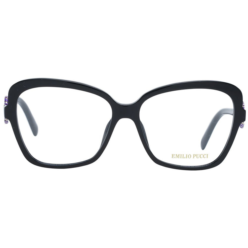 Emilio Pucci Black Plastic Glasses (Frames) Emilio Pucci