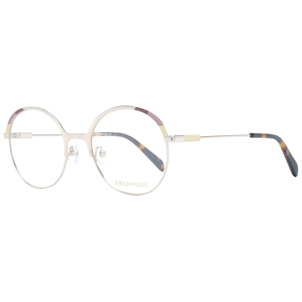 Emilio Pucci Gold Women Glasses Frame Emilio Pucci