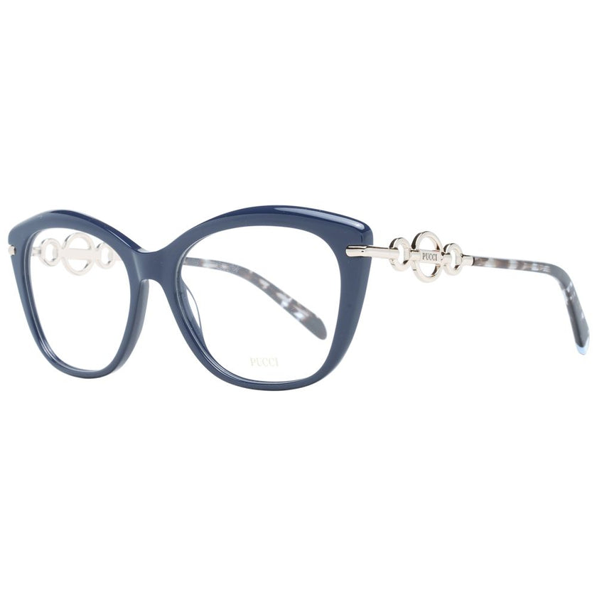 Emilio Pucci Blue Plastic Glasses (Frames) Emilio Pucci