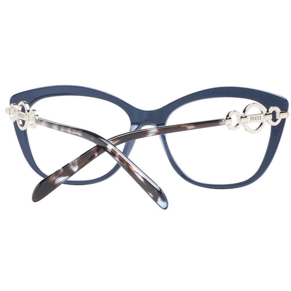 Emilio Pucci Blue Women Glasses Frame Emilio Pucci