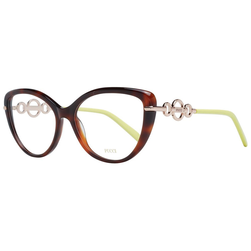 Emilio Pucci Brown Plastic Glasses (Frames) Emilio Pucci
