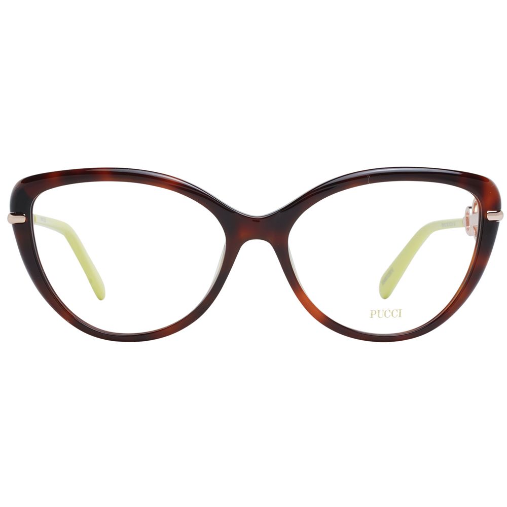 Emilio Pucci Brown Women Glasses Frame Emilio Pucci