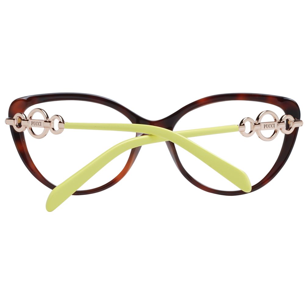 Emilio Pucci Brown Women Glasses Frame Emilio Pucci
