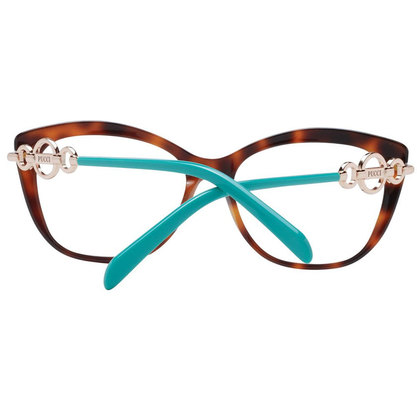 Emilio Pucci Brown Plastic Glasses (Frames) Emilio Pucci