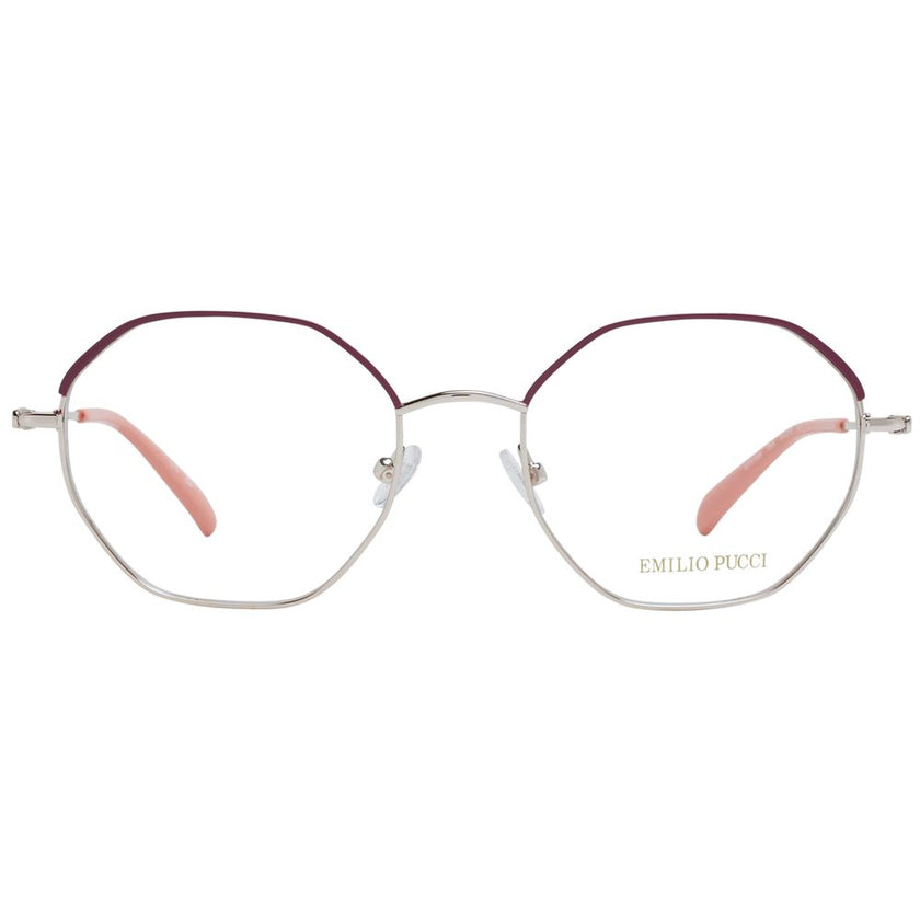 Emilio Pucci Red Metal Glasses (Frames) Emilio Pucci