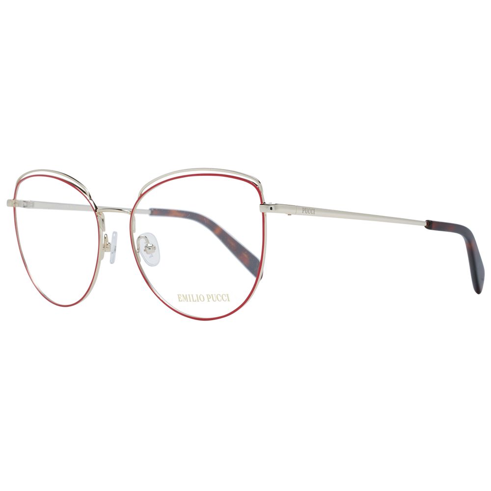 Emilio Pucci Red Women Glasses Frame Emilio Pucci