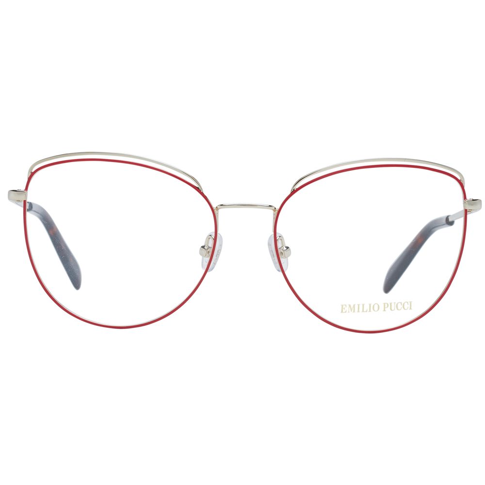 Emilio Pucci Red Women Glasses Frame Emilio Pucci