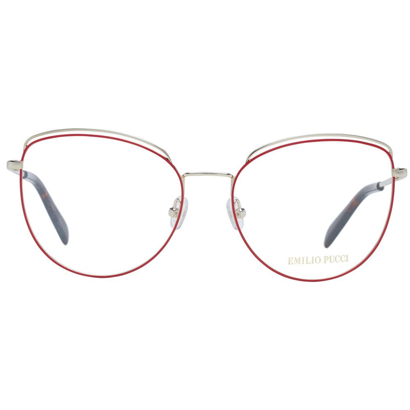 Emilio Pucci Red Metal Glasses (Frames) Emilio Pucci