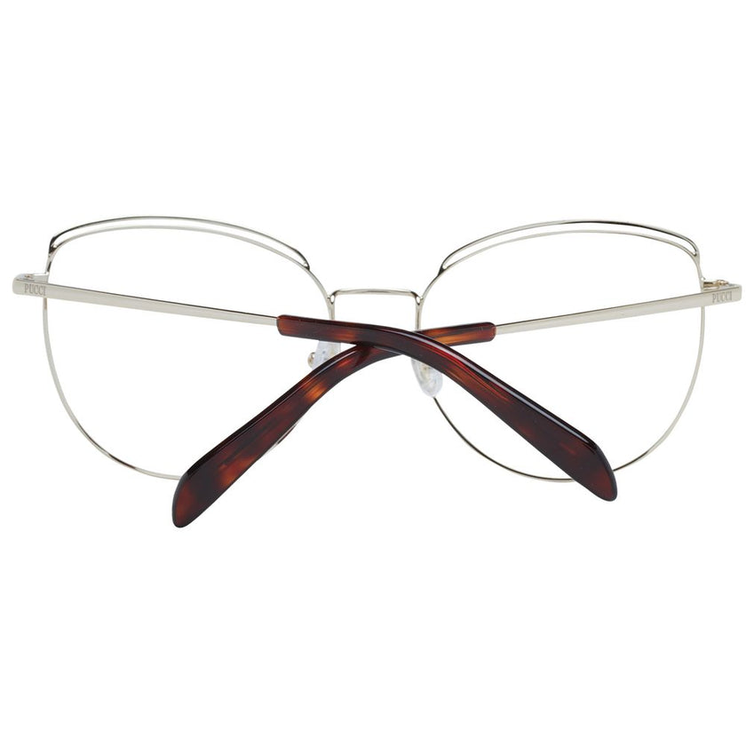 Emilio Pucci Red Metal Glasses (Frames) Emilio Pucci