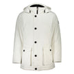 Hugo Boss White Polyamide Men Jacket Hugo Boss